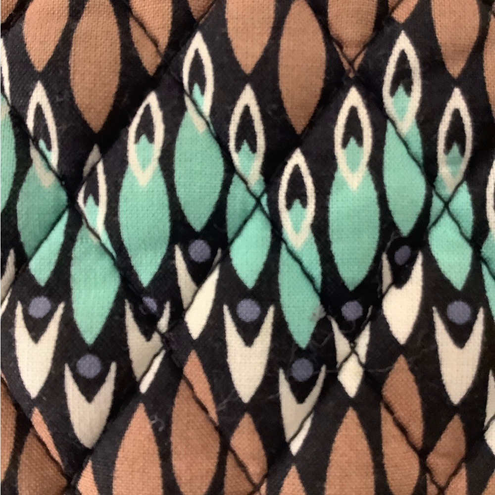 Vera Bradley Women's Patterned Sierra Stream Wristlet - Brown and Turquoise - Picture 4 of 7